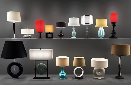 Table lamp 3d model