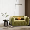 Modern single sofa 3d model