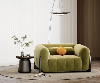 Modern single sofa 3d model