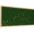 Natural Green Plant Wall With Wooden Frame For Interior Decoration