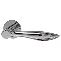 Modern Sleek Chrome Door Handle Featuring Smooth Surface and Contemporary Style 3d model