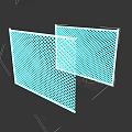White Metal Mesh Fence Panels For Security And Boundary Protection