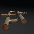 Industrial LOFT Piping Package 3d model