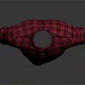 Red Plaid Short Sleeved Shirt For Daily Casual Wear And Comfort
