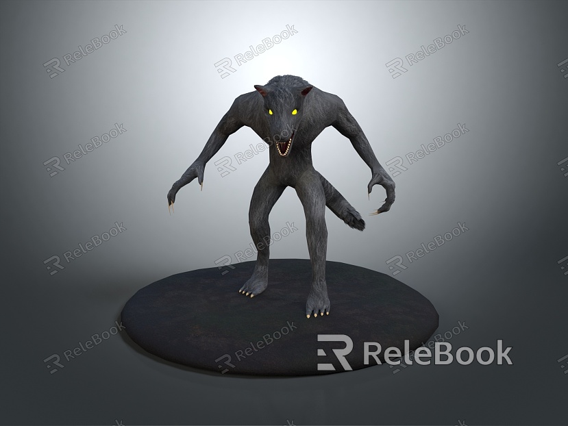 Wolf Cartoon Wolf Animation Wolf Animation Wolf Wolf Big Bad Wolf Wolf Warrior Cartoon Character Cartoon Animal model