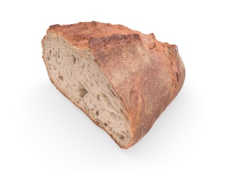 Cut Bread Toast Scan Bread 3d model