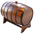 Industrial LOFT wine barrel 3d model