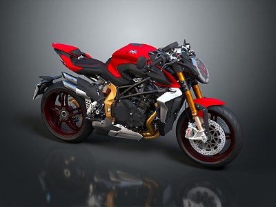 Motorcycle two-wheeled motorcycle off-road motorcycle road race motorcycle motor vehicle transport 3d model