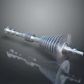 Metal Hardware Part With Precision Spiral Gear Structure And Engineered Shaft For Industrial Use