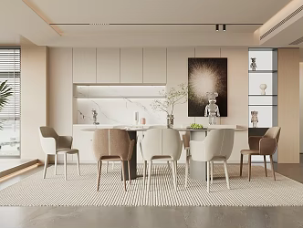 Modern Restaurant 3d model