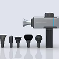 Professional Massage Gun Fitness Equipment with Multiple Massage Heads for Muscle Relief