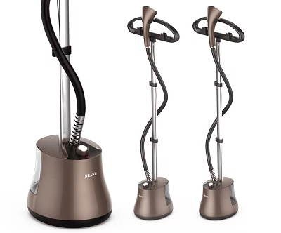 BEKO Three Brown Vertical Garment Steamers Modern Household Appliances For Home 3d model