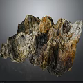 Multicolored Layered Rock Terrain Featuring Brown Gray And Orange Natural Textures