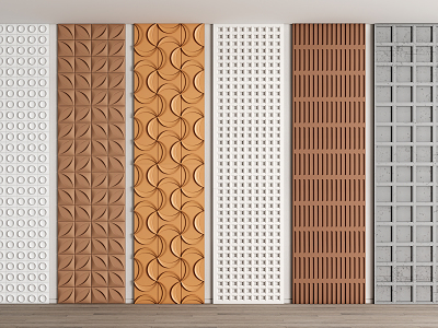 Modern Wall Panel Three-dimensional Wall Panel Tile Wall Panel Wall Brick Wall Panel model