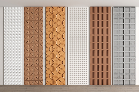 Modern Wall Panel Three-dimensional Wall Panel Tile Wall Panel Wall Brick Wall Panel 3d model