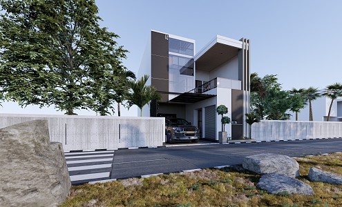 Modern Villa 3d model