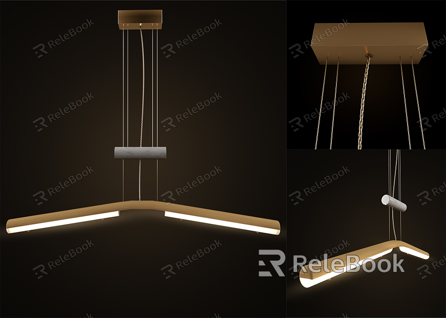 Modern chandelier luminaire model