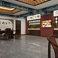 Cultural Art Exhibition Hall Featuring Traditional Chinese Medicine Culture Chinese Medicinal Herbs And Traditional Decorations
