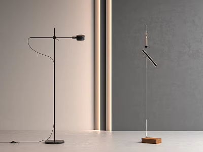 Modern floor lamp 3d model