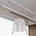 Intelligent electric drying rack invisible drying rack 3d model