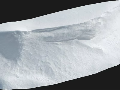 Garden Landscape Design With White Textured Rock Surface And Natural Formations 3d model