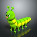 Caterpillar Butterfly Larvae Caterpillar Cartoon Caterpillar Insect Anime Character Game Character Cartoon Character 3d model