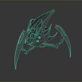 Detailed Character and Creature Mechanical Design with Gears Claw Features and Futuristic Elements