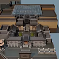 Chinese ancient building 3d model