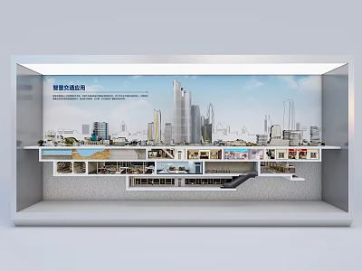 Smart traffic city traffic city sand table 3d model Smart traffic city traffic city sand table 3d model