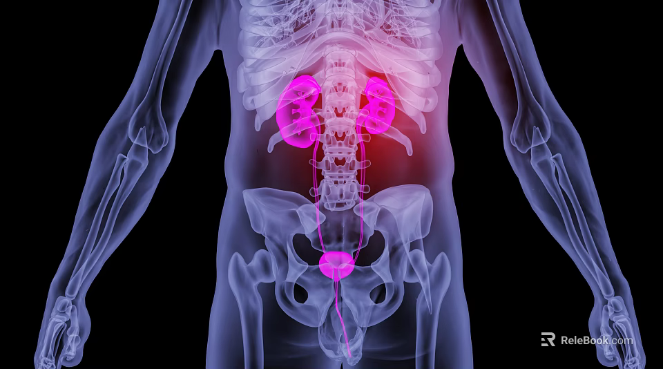 Advanced Medical Device for Kidney and Urinary System Imaging and Diagnostic Visualization 3d model