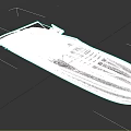 Modern Black Watercraft With Sleek Streamlined Design Cockpit And Roof Canopy