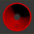 Red Megaphone Commercial Equipment With Handle Design For Business Use