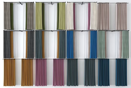 Curtains 3d model