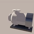 Industrial Mechanical Device With Cylindrical Body And Metal Base Structure