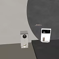 Dual Modern Daily Use Water Dispensers With Digital Display Beige And White Minotii Design