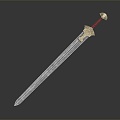 Modern Sword Officer Sword Long Sword 3d model