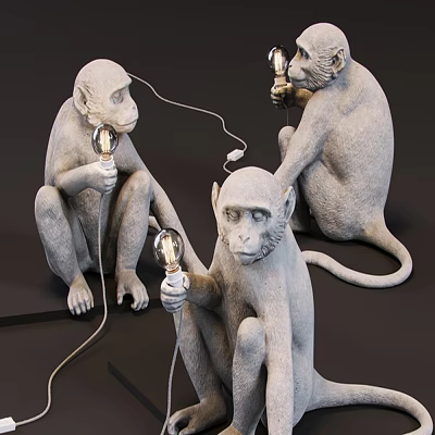 Modern Decorative Lamp Monkey Decorative Lamp 3d model Modern Decorative Lamp Monkey Decorative Lamp 3d model