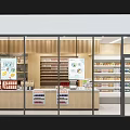 Modern Convenience Store 3d model