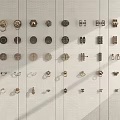 Chinese Handle Door Handle 3d model