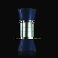 Modern Glass And Metal Display Shelf With Multi Tier Storage For Retail Use