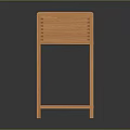 Wooden Entryway Side Cabinet with Drawer and Lower Shelf Simple Design for Home Decor