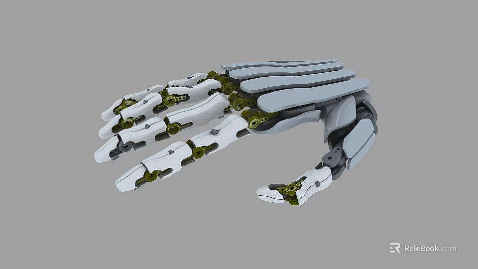 Advanced Industrial Robotic Arm Featuring Precision Mechanical Structure And Articulated Joints 3d model 