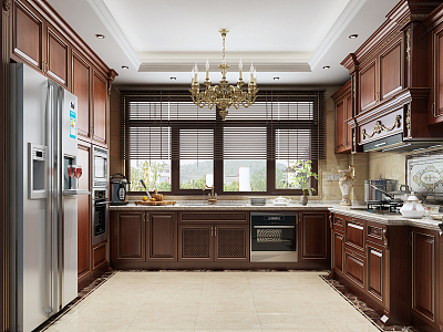 European-style kitchen model