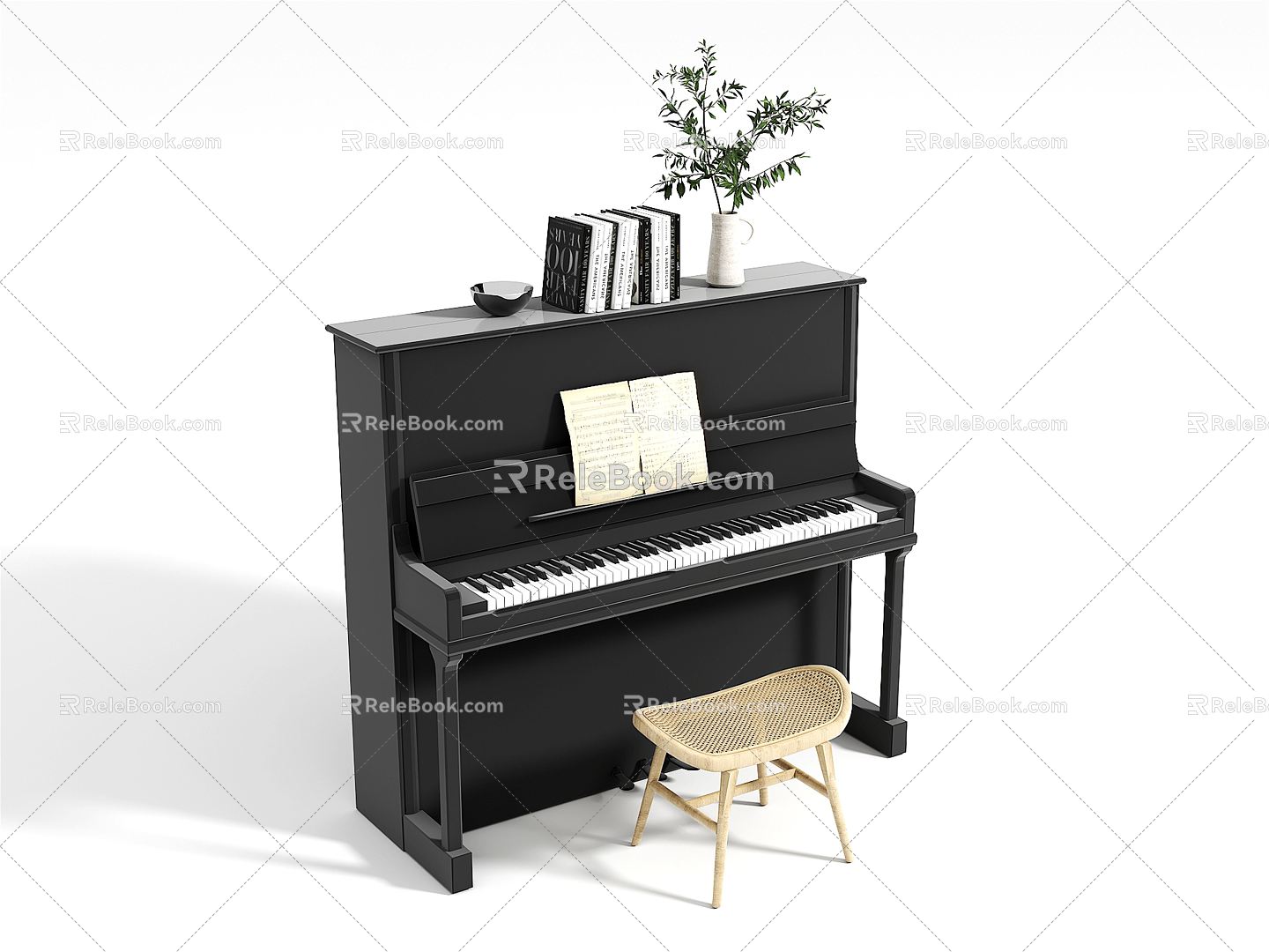 Modern Piano Piano Combination model