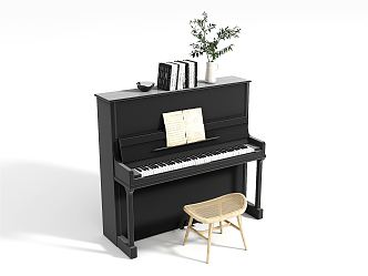 Modern Piano Combination 3d model