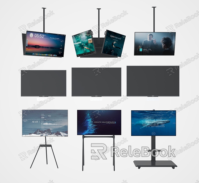 TV TV stand mobile TV TV screen advertising screen model