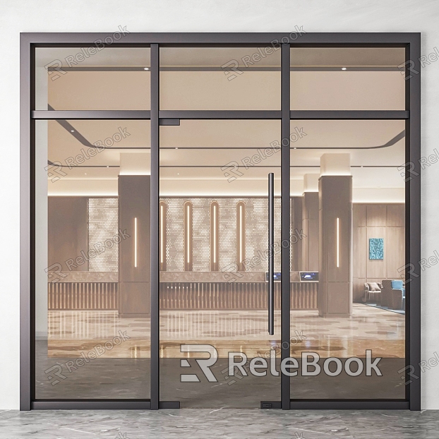 aluminum alloy door glass door model