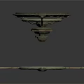 Bronze Sculptures With Intricate Carving And Decorative Circular Cross Structures