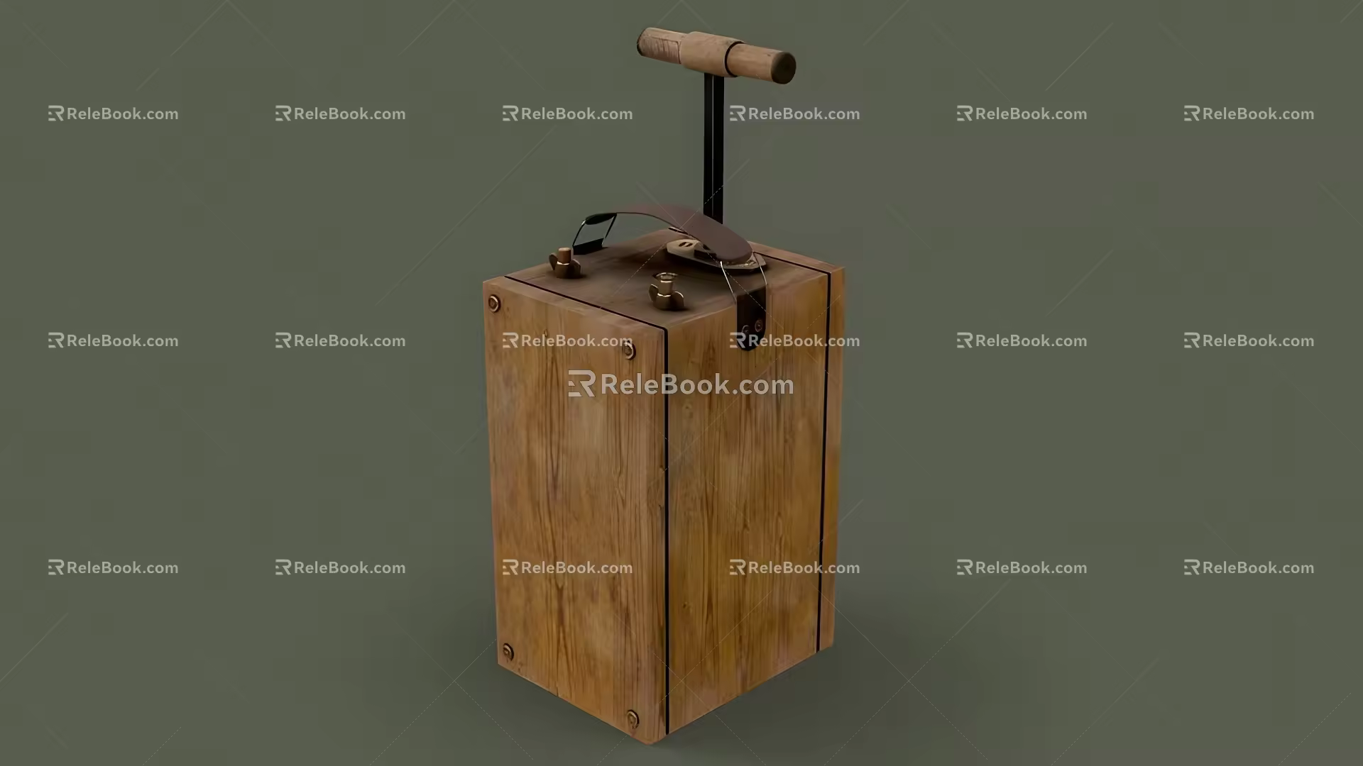 explosive plunger 3d model