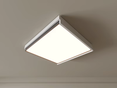 Modern Square LED Flush Mount Ceiling Light for Bright Home Indoor Lighting 3d model